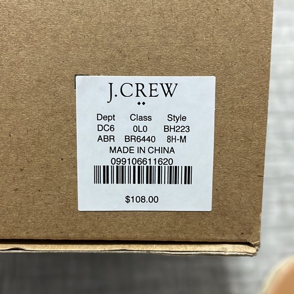 J Crew Peep Toe Espadrilles - Picture 7 of 7